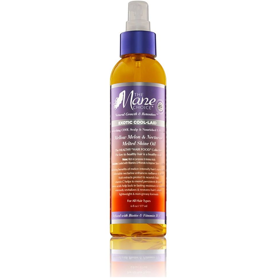 The Mane Choice Exotic Cool-Laid Mellow Melon & Nectarine Melted Shine Oil 6oz - Beauty Exchange Beauty Supply