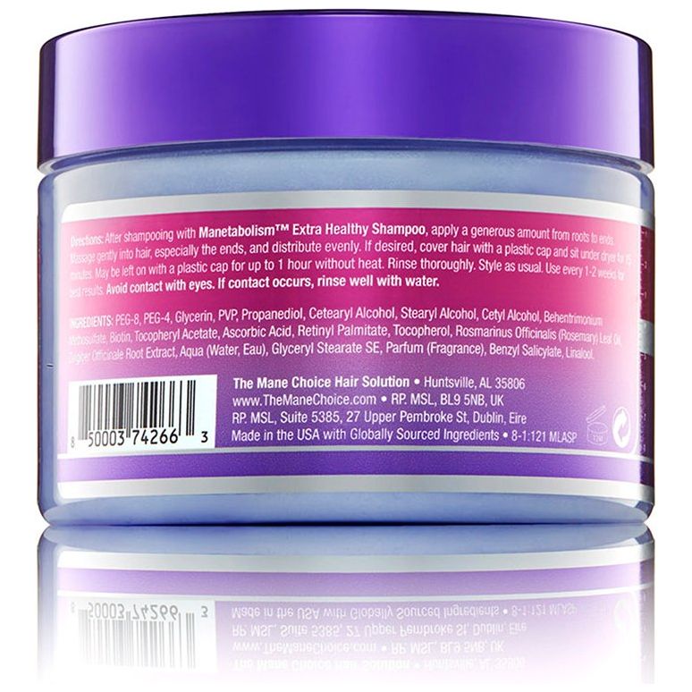 The Mane Choice Manetabolism Rejuvenation Solution Extra Healthy Warming Treatment Mask 12oz - Beauty Exchange Beauty Supply