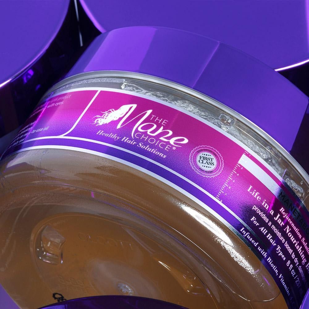 The Mane Choice Manetabolism Rejuvenation Solution Life in a Jar Nourishing Balm Oil 8oz - Beauty Exchange Beauty Supply