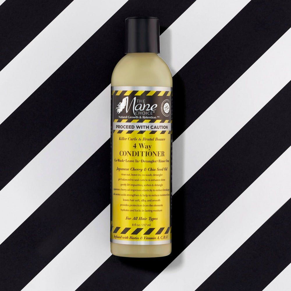 The Mane Choice Proceed with Caution 4 Way Conditioner 8oz - Beauty Exchange Beauty Supply