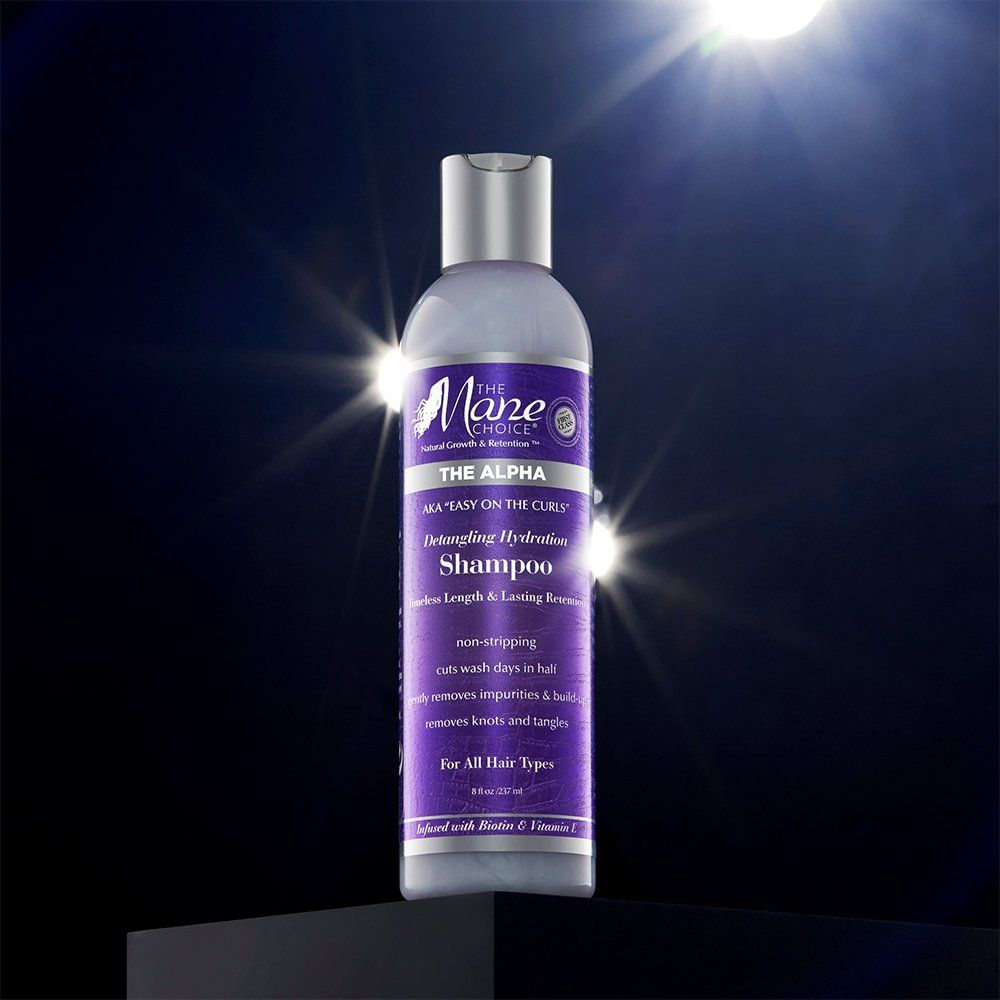 The Mane Choice The Alpha Easy On The Curls Detangling Hydration Shampoo 8oz - Beauty Exchange Beauty Supply