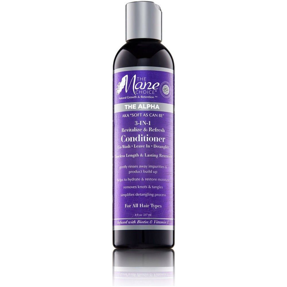 The Mane Choice The Alpha Soft As Can Be Revitalize & Refresh 3-in-1 Co-Wash Detangler Leave-In Conditioner 8oz - Beauty Exchange Beauty Supply
